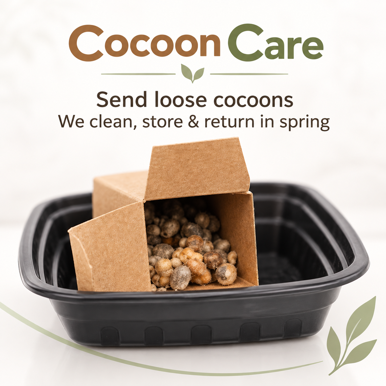 Mason Bee Harvest & Winter Care Service